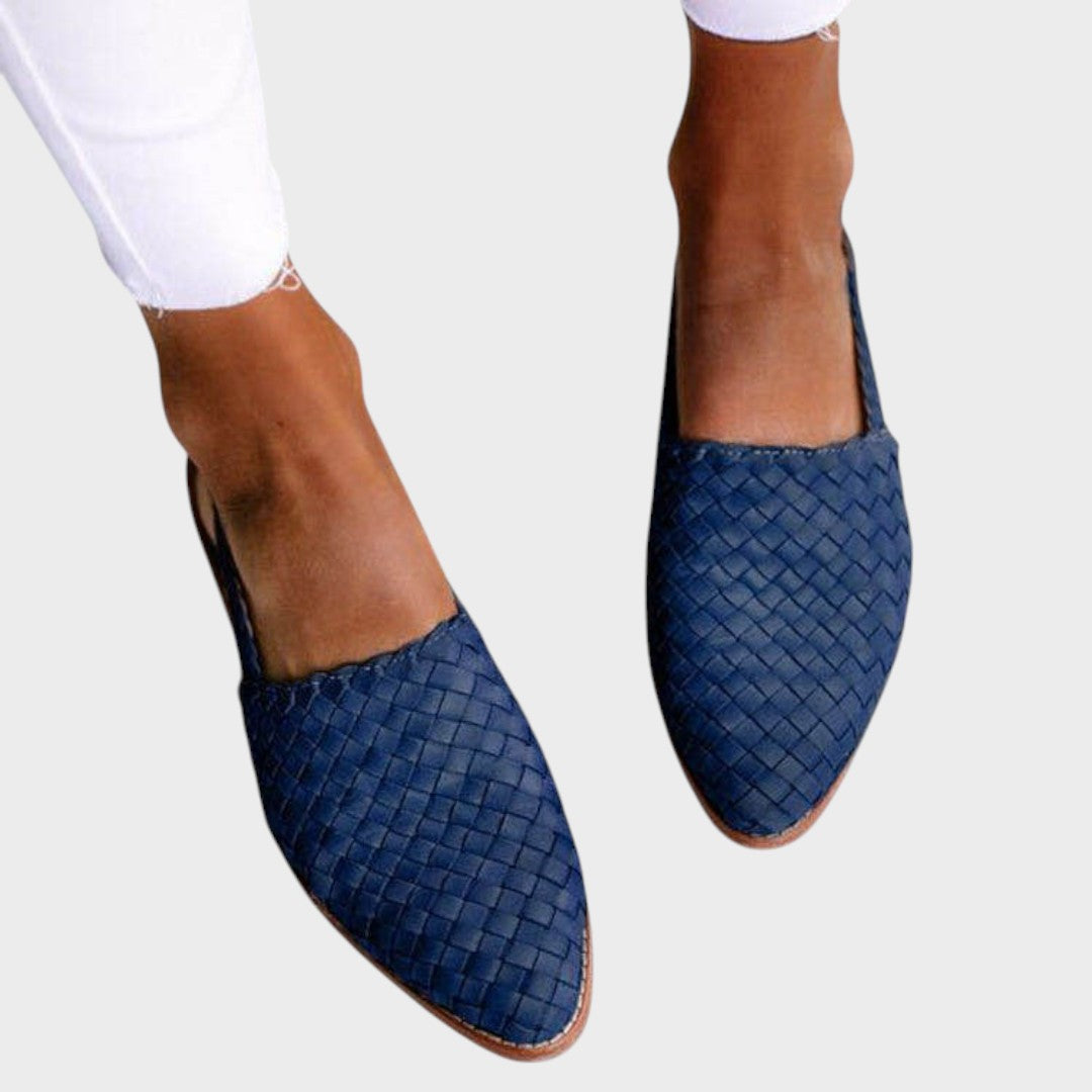 Andrea | Orthopedic Woven Flat Sandals