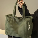 Tilda – Ribbed Handbag with Cord Detail