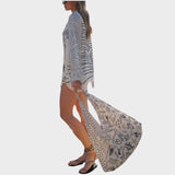 Arial | V-Neck Shirt and Shorts Set