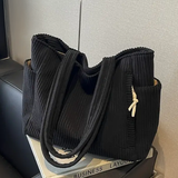 Tilda – Ribbed Handbag with Cord Detail