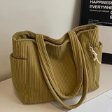 Tilda – Ribbed Handbag with Cord Detail