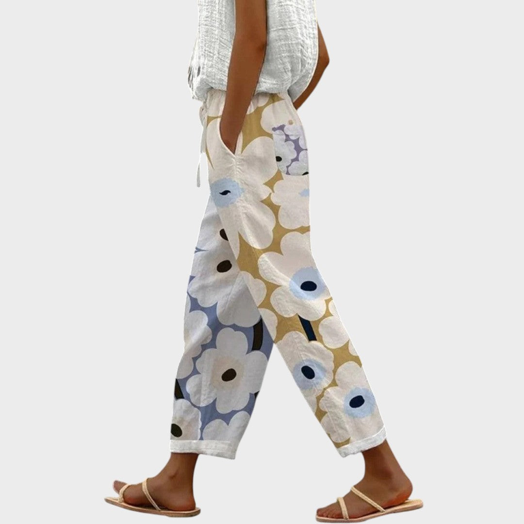 Jasmine | Printed Elastic Pants