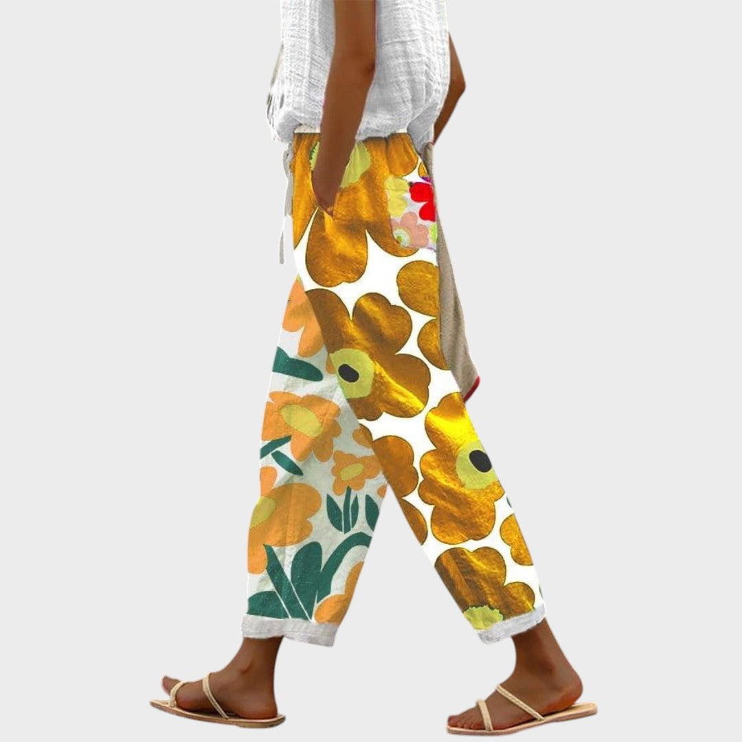 Jasmine | Printed Elastic Pants