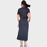 Aria | Elegant V-Neck Top and Skirt