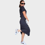 Aria | Elegant V-Neck Top and Skirt