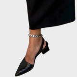 Mirela | Leather Heels