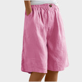 Isabela | Medium Linen Shorts