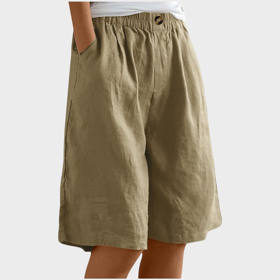Isabela | Medium Linen Shorts