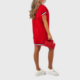 Sofía – Basic Dress with Short Sleeves