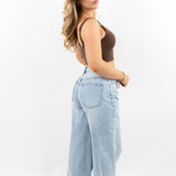 Aurora – Wide-Leg Jeans with Front Drawstrings