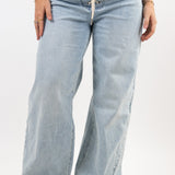 Aurora – Wide-Leg Jeans with Front Drawstrings