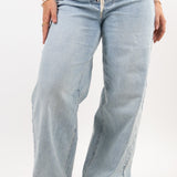 Aurora – Wide-Leg Jeans with Front Drawstrings