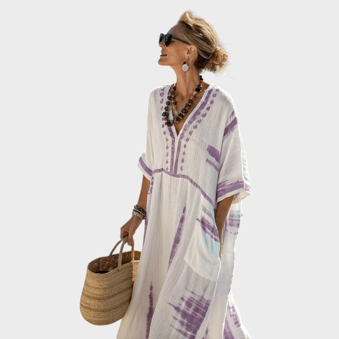 Jina | Fluid cotton and linen dress