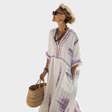Jina | Fluid cotton and linen dress