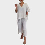 Bianca | Cotton and Linen Two-Piece Set