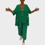 Bianca | Cotton and Linen Two-Piece Set