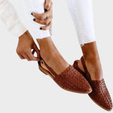 Andrea | Orthopedic Woven Flat Sandals