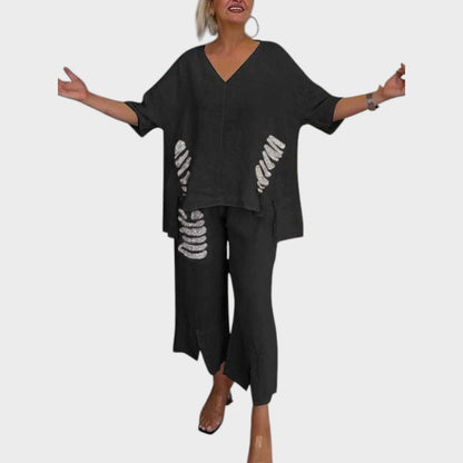 Bianca | Cotton and Linen Two-Piece Set