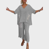Bianca | Cotton and Linen Two-Piece Set