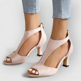 Nessa | Orthopedic Sandals with Heel and Cutout Design