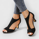 Nessa | Orthopedic Sandals with Heel and Cutout Design